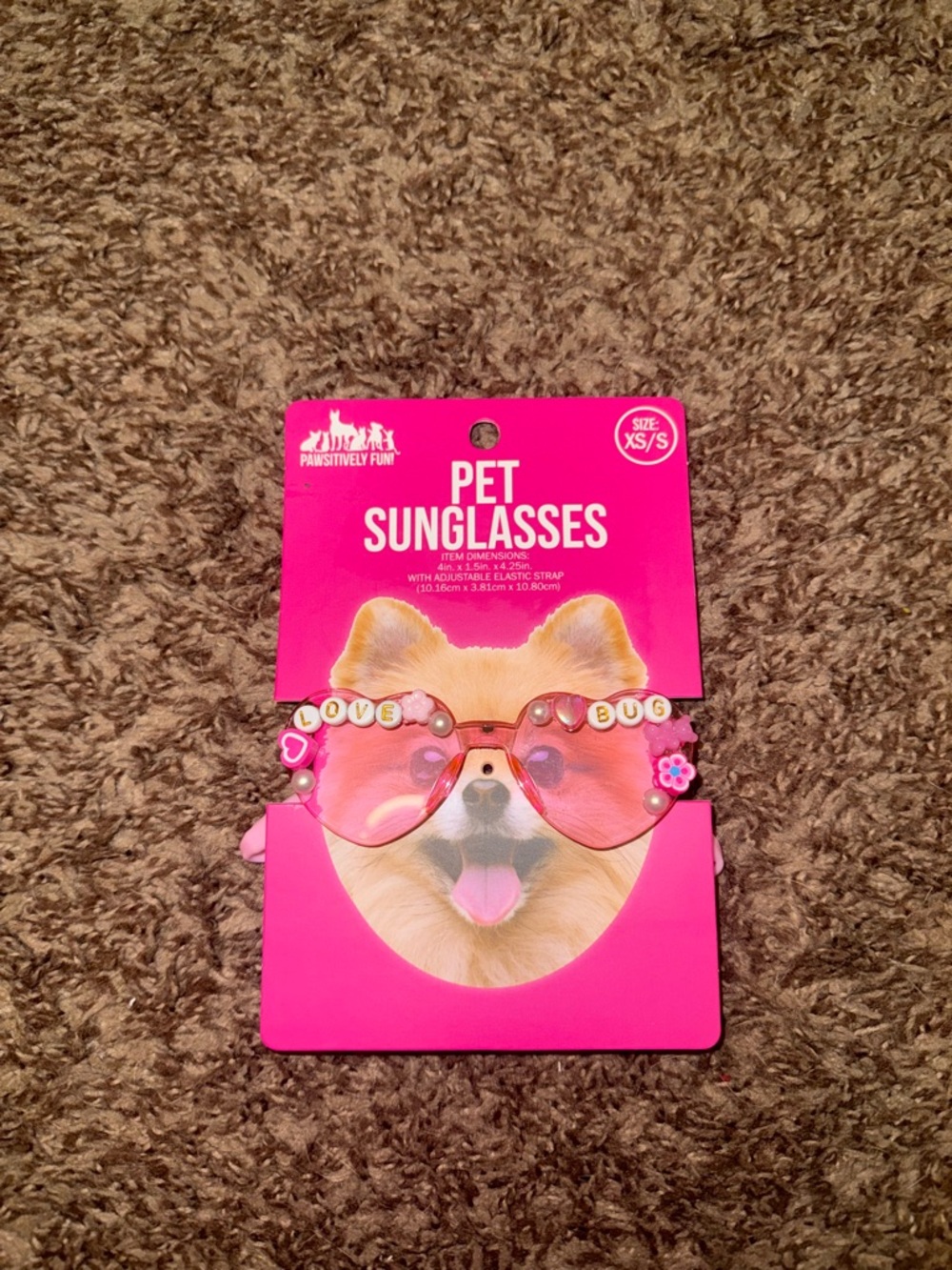 Five Below Lovebug Pet Sunglasses XS/S